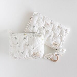 Pehr White Baby Bag Set